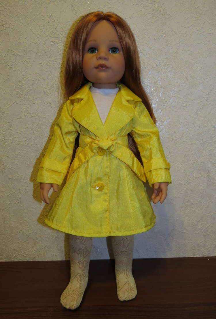 Мастер класс по пошиву плащика для куклы, выкройка