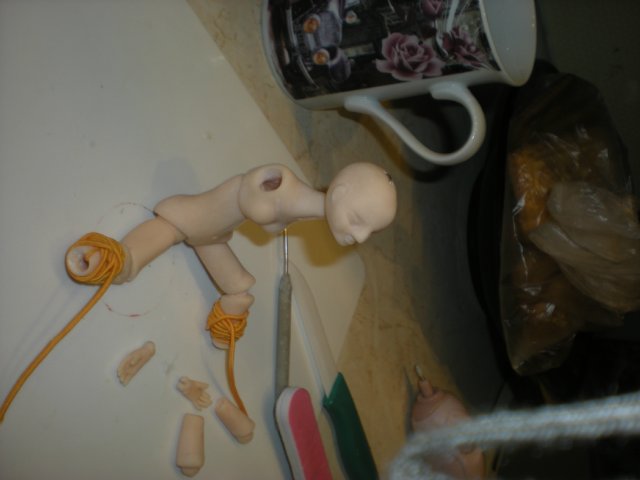 Очередная "моя первая шарнирная кукла" (фото 10)