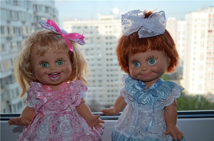 Не куколки, а цветочки | Бэйбики Не куколки, а цветочки — Куклы Galoob Baby Face (Фейсинки): винтаж 90 (фото 2)