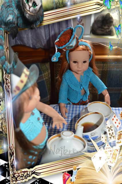 Глава, в которой пьют чай как ненормальные. Кукла Gotz Ханна с собачкой 2013 (фото 8)