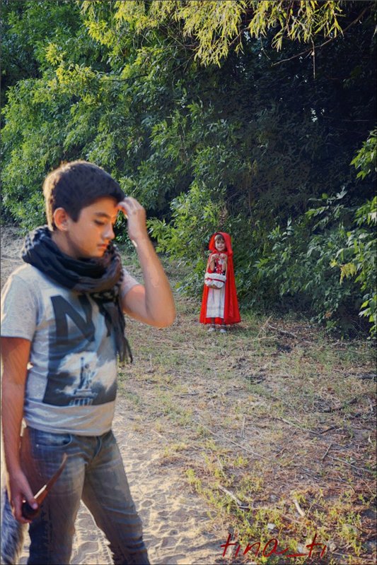 Кукла и ее девочка...Little red riding hood. Часть вторая (лесная) (фото 10)