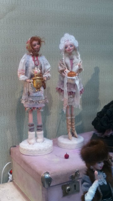 Ещё картинки с выставки... XI Международный Салон кукол на Тишинке в Москве 2015. Фото