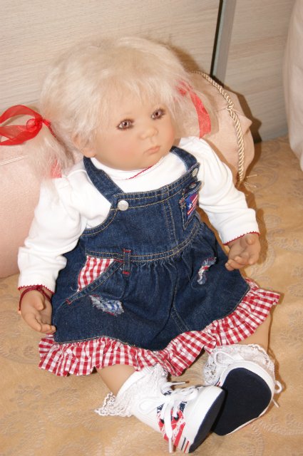 Маленький хомячок-baby Lieschen от Annete Himstedt