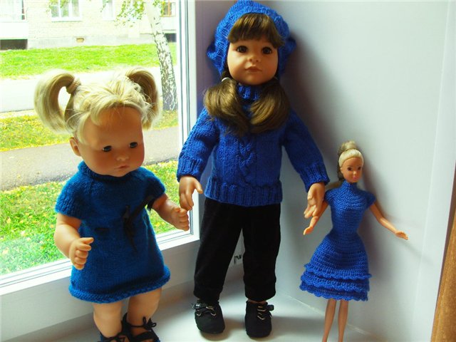 Люблю я синий цвет или наши обновки