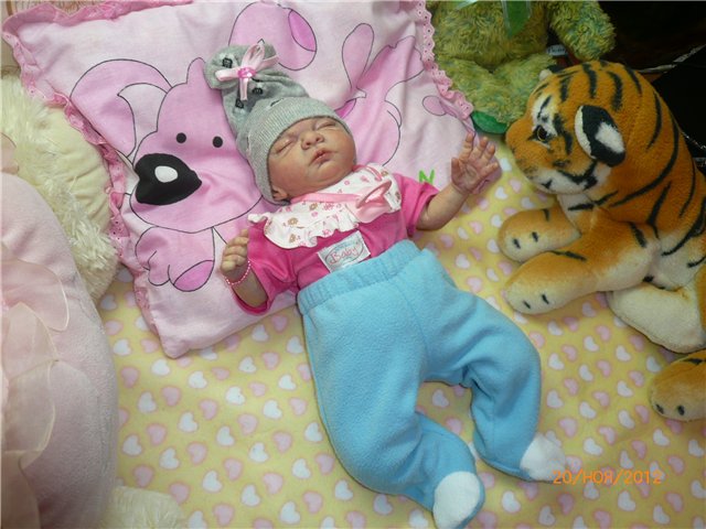 Моя дюймовочка реборн Настенька (фото 6)