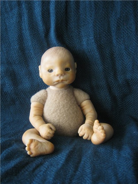 Мой капризный малыш. Авторская кукла Виктории Балибок (фото 2)