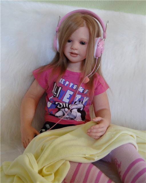 Мечтательница Ника. Кукла реборн Елены Ядриной (фото 5)