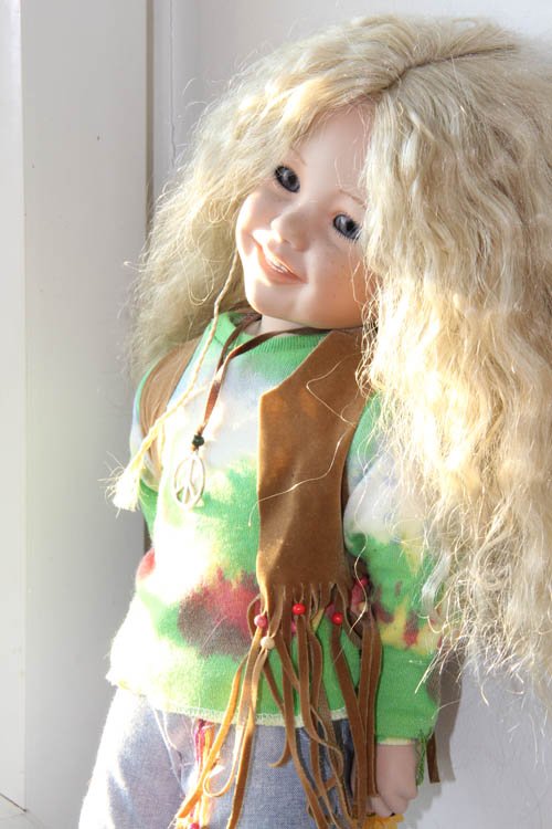 Danbury Mint dolls. Hippie Harmony от Nancy Leslie