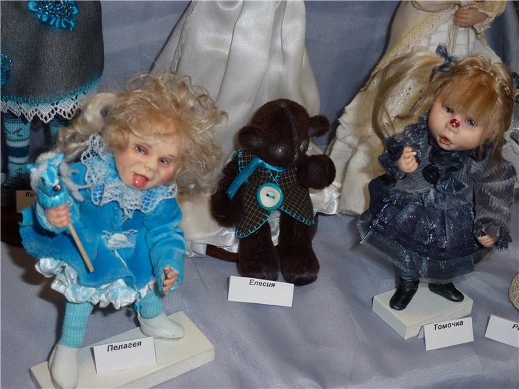 Авторские куклы Елены Коноваловой. Полимерная глина (фото 5)