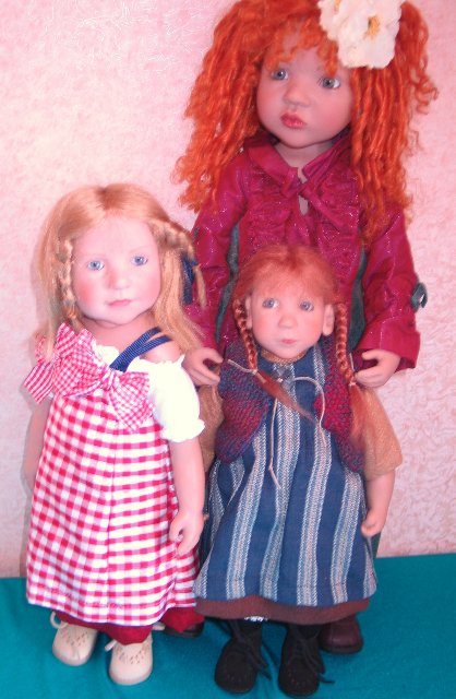 Приехала моя рыжая хитрущая девица Sandrjin, кукла от Zwergnase