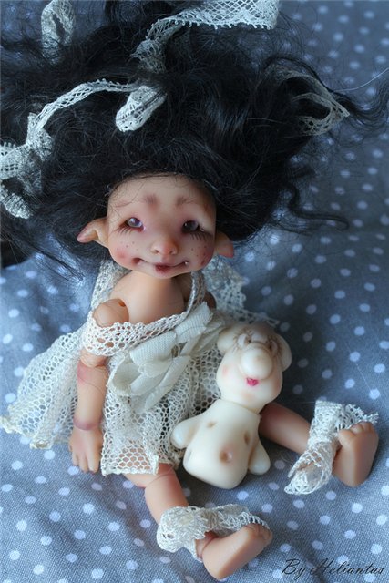 Ещё один малыш от Nefer Kane - зелёная Сьюзи (фото 3)