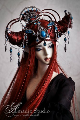 Невероятные парики для кукол БЖД от: Amadiz Studio