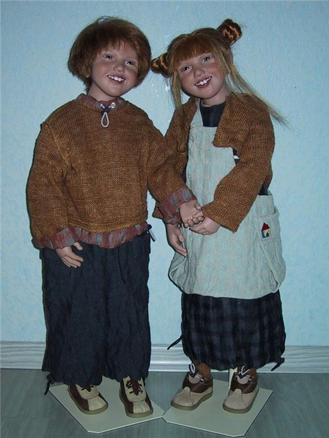 Коллекционные куклы Цвергназе (ZWERGNASE) из коллекции 2001 года