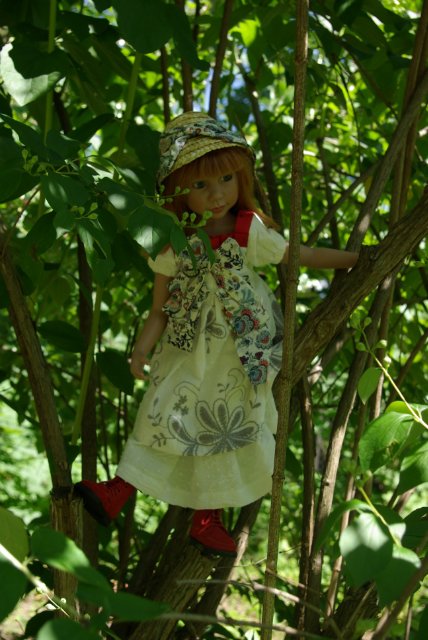 Лесная фея. Коллекционная кукла Мариелену от Zwergnase