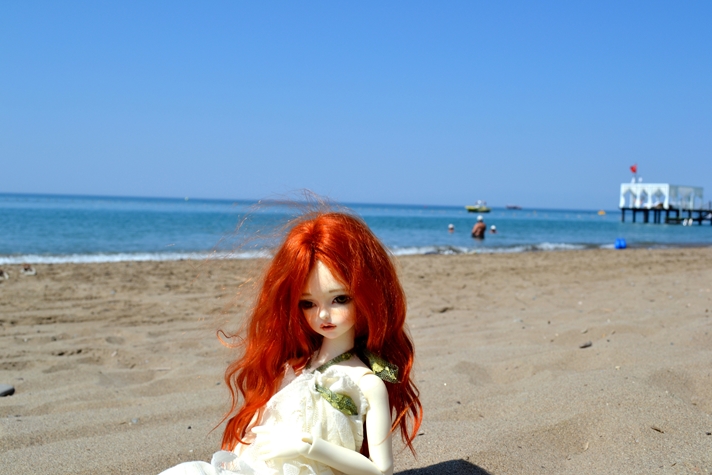 Поездка к морю нашей BJD-красавицы Dune от Soom