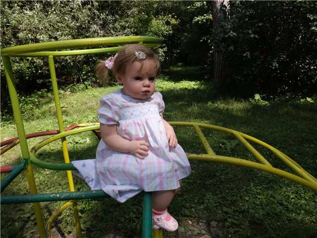 Летняя прогулка Танечки. Кукла реборн