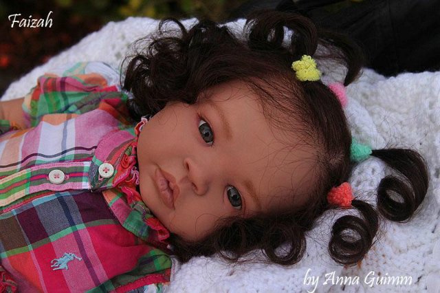 Интересная мулаточка,на основе молда шаян