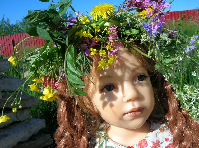 Ключи от лета или Полевица. Коллекционная кукла Элизы Глазгольд