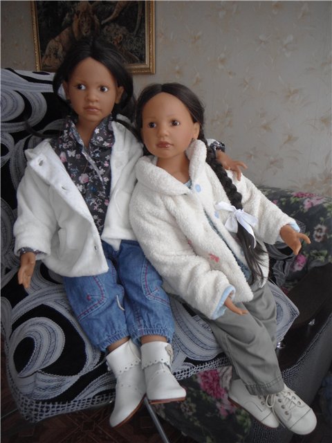 Две подружки. Куклы ELISSA GLASSGOLD