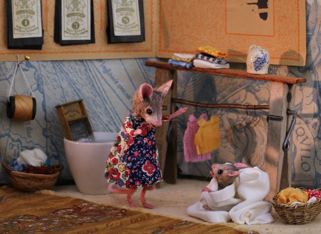 Мышиный дом или Жизнь замечательных мышей. Авторские игрушки в книжной иллюстрации. Мэгги Руди (Maggie Rudy) - "Mouses