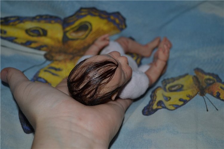 ООАК, маленький карапуз Сашенька. Авторская кукла Медведевой Ольги | Бэйбики ООАК, маленький карапуз Сашенька. Авторская кукла Медведевой Ольги (фото 3)