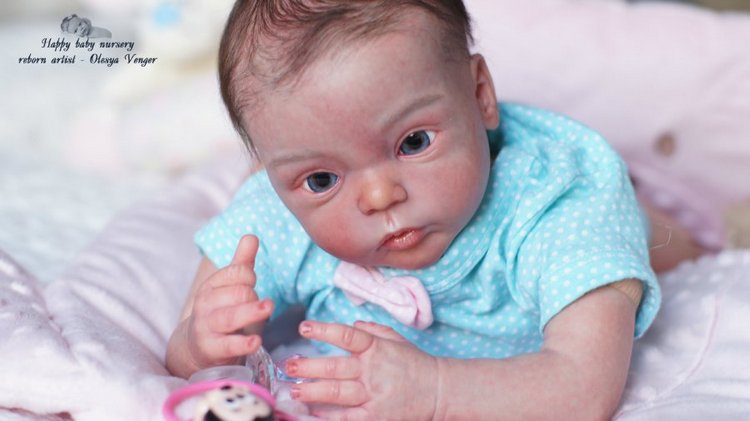 Моя любопытная кроха Лив. Кукла реборн Олеси Венгер