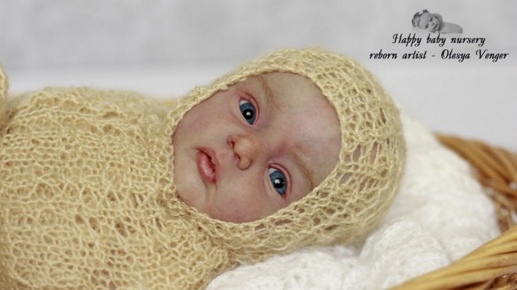 Моя милая златовласка Ева. Кукла реборн Олеси Венгер