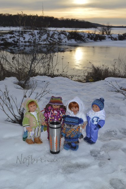 Двое в санках, не считая кота...Вихтели Rosemarie Anna Muller