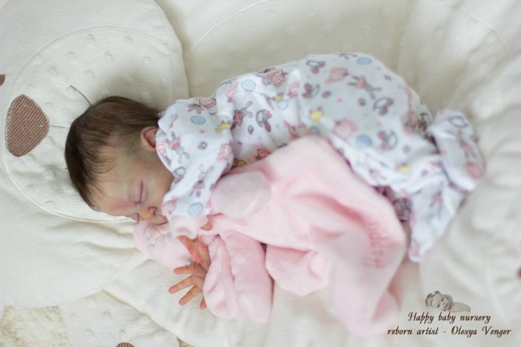 Кроха Торопыжка, недоношенная малышка Рози. Кукла реборн Олеси Венгер