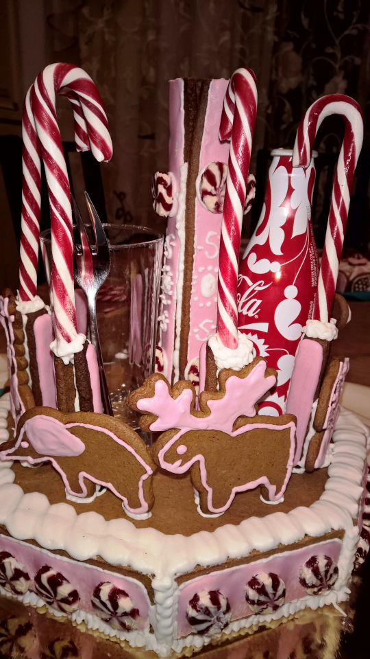 Для продвинутых в геометрии, или, Мой первый опыт изготовления пряничной карусели (с пошаговой съемкой)