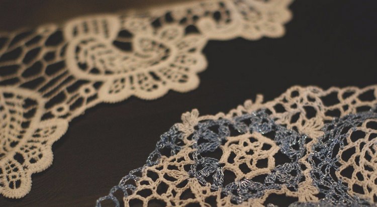 Новое изделие "Морозные узоры", связанное в технике ирландского кружева