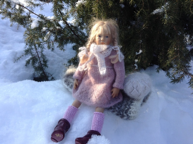 Зимняя фотосессия Сири. Siri mini club A. Himstedt