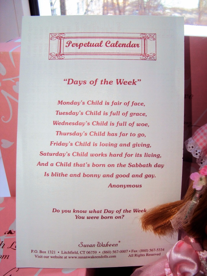 Необычная неделя. Куклы Susan Wakeen