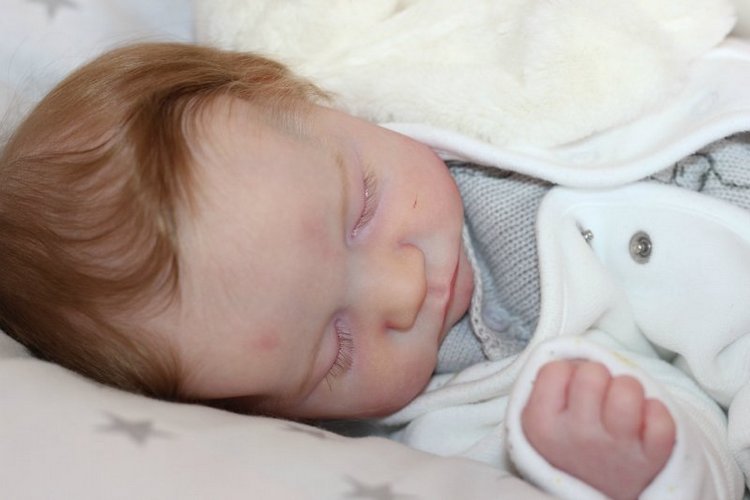 Мальчик-заичик, Левушка, кукла реборн Беспаловои Жанны