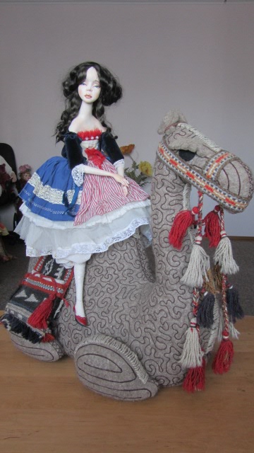 Шамаханская царица - кукла ручной работы (фото 5)