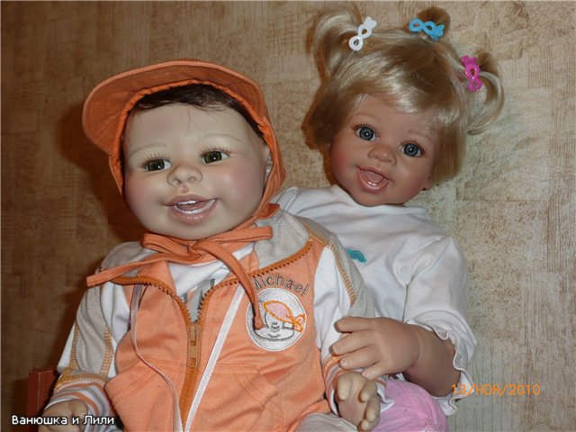 У нас пополнение,Михаэль и Лили