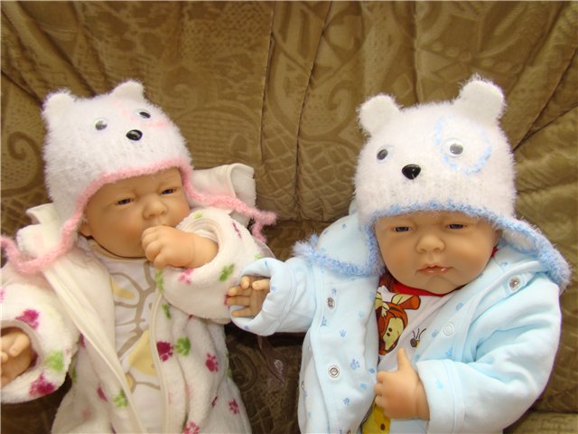 Смешные шапочки для кукол (фото 2)