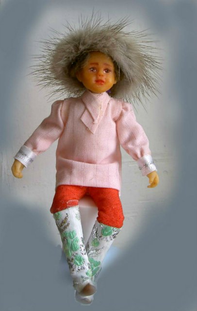 Казах. кукла ОААК — Лепка авторских кукол: полимерная глина