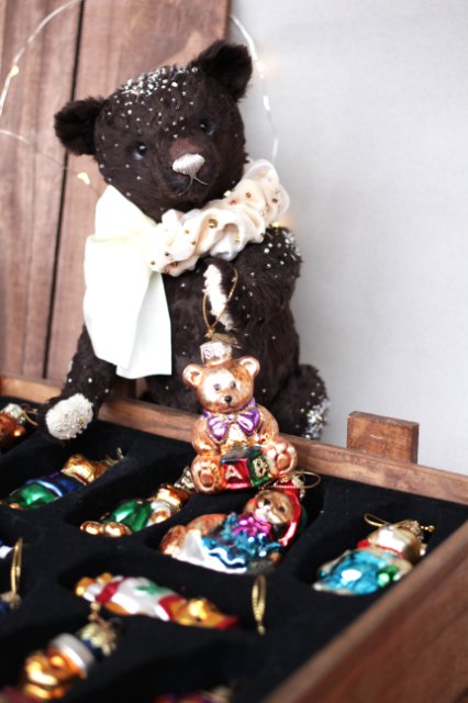 Мишки тедди День и Ночь. Авторские игрушки Татьяны Матляк (фото 9)