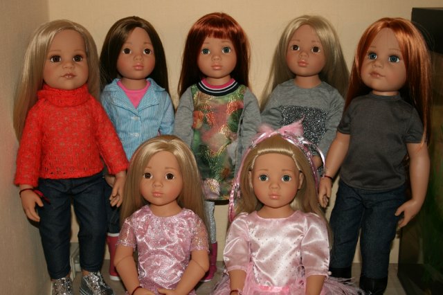 Поменяла местами глазки у кукол Готц (фото 8)