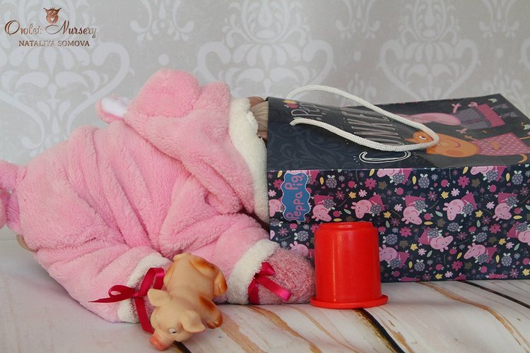 Свинка Пеппа и её младший братик Джордж. Поросята реборн Наталии Сомовой