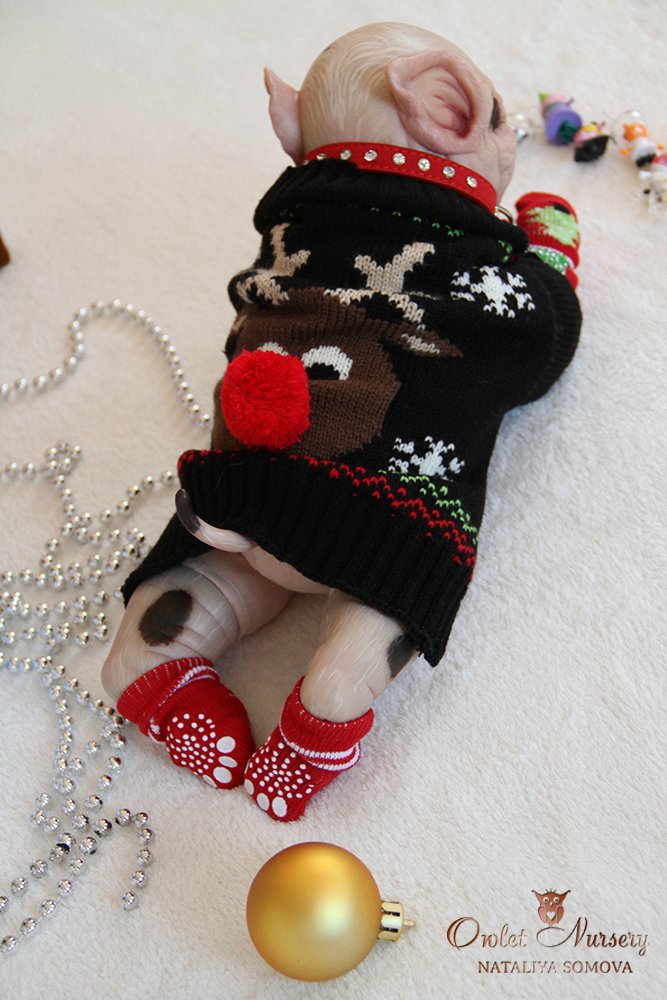 Свинка Пеппа и её младший братик Джордж. Поросята реборн Наталии Сомовой