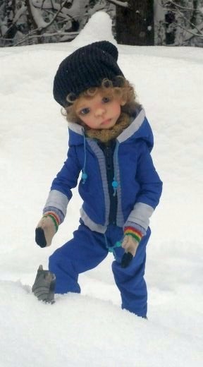 Прогулка в заснеженный лес с Морисом (фото 3)