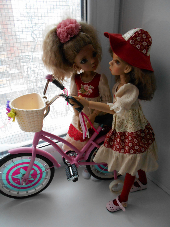 Велосипед в подарок — Куклы Kaye Wiggs (Кайе Виггс): авторские BJD (БЖД) (фото 5)