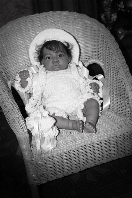 Кофе с молоком. Мой первый этно-реборн (фото 9)