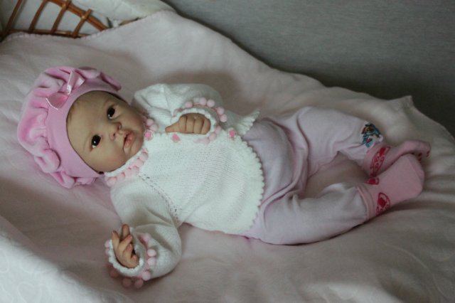 Неженка - Кристочка... Куколка реборн Виктории Вишни