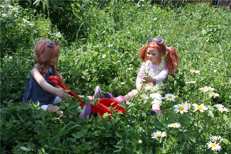 Лето на даче! Margie и Lenka от Annette Himstedt