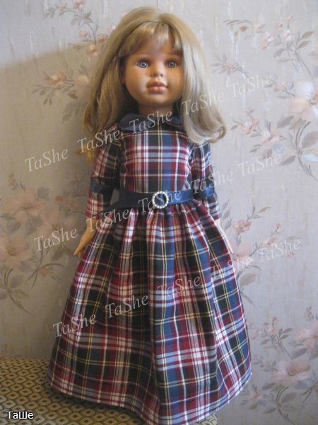 Милые клеточки — Одежда и обувь для кукол своими руками: фото