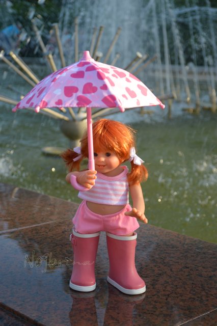 Вышел зонтик погулять. Мини вихтель от Rosemarie Anna Muller