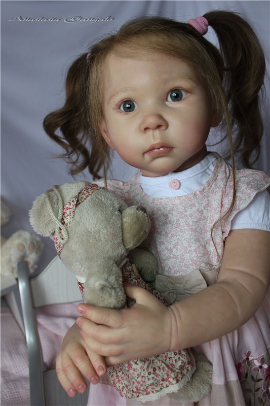 Иришка - сладкая Ириска! И шоколада ни надо... Кукла реборн Анастасии Гангало